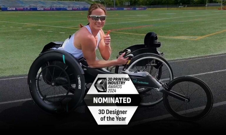 CRP USA and Tatyana McFadden finalists at the 2024 3D Printing Industry Awards!